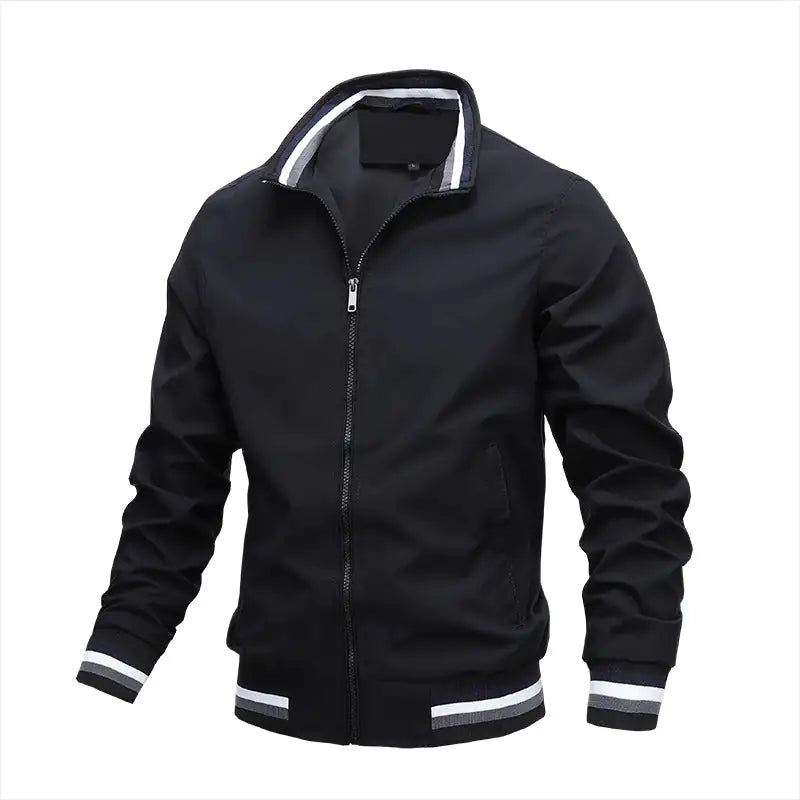 Men’s Casual Stand-up Collar Jacket - sumet.shop