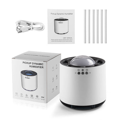 Wholesale Voice Control Colorful Led Lamp Humidifier 800ml USB