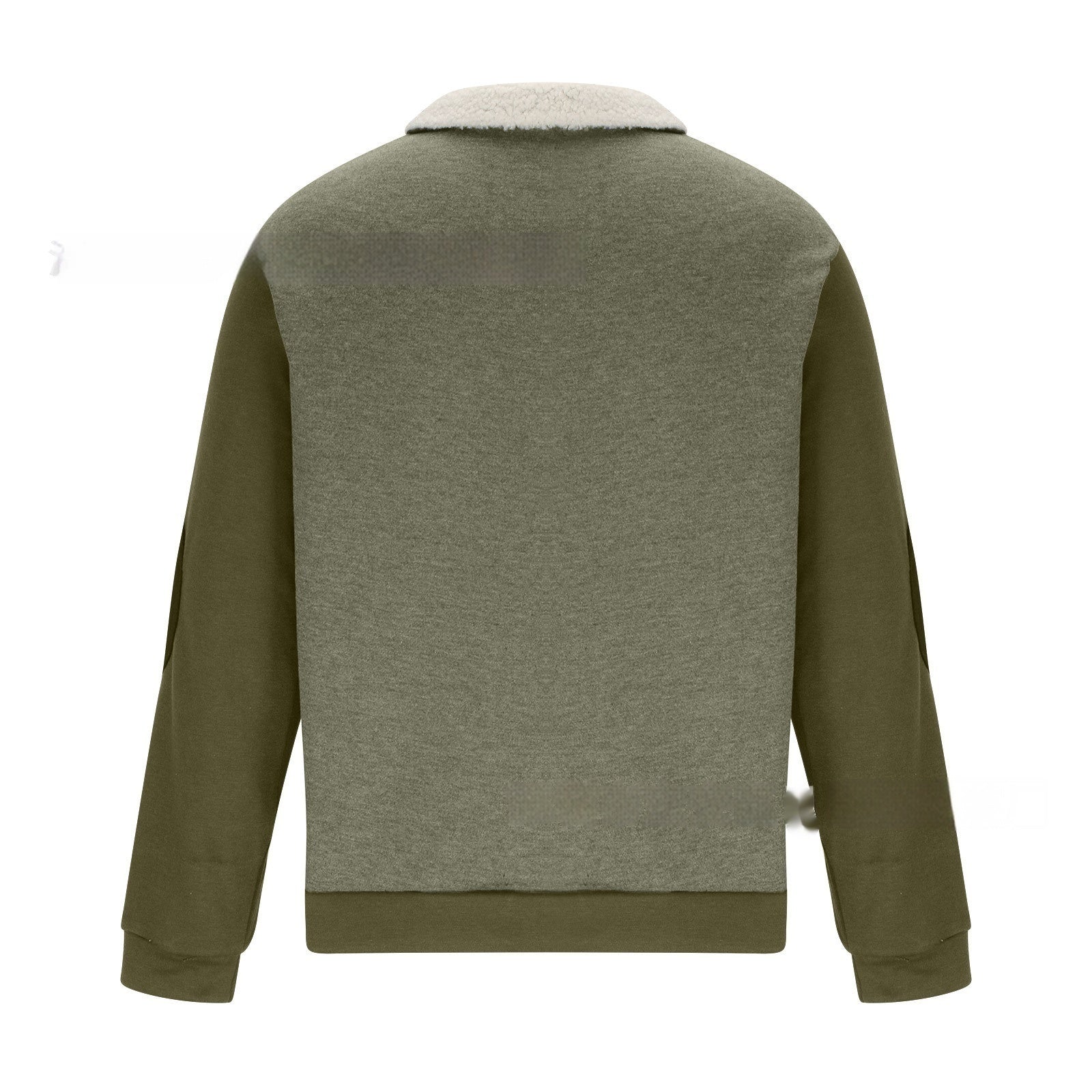 Long Sleeve Half Zipper Stitching Casual Fashion European And American Style Pullover Sweater - sumet.shop