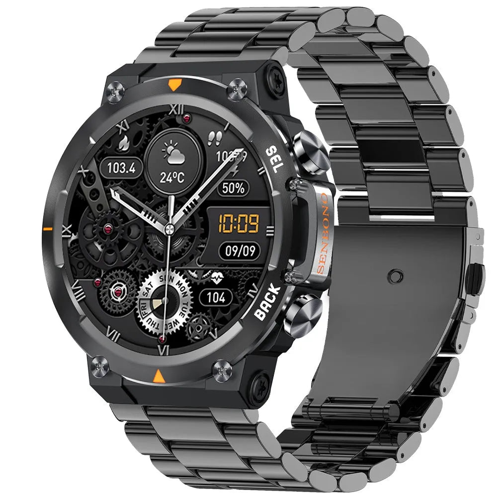 Big Screen Watch MAX18 Men Smartwatch AMOLED1.43inch Big Screen BT Calls Gesture Control AI Voice Sports Smart Watch Men