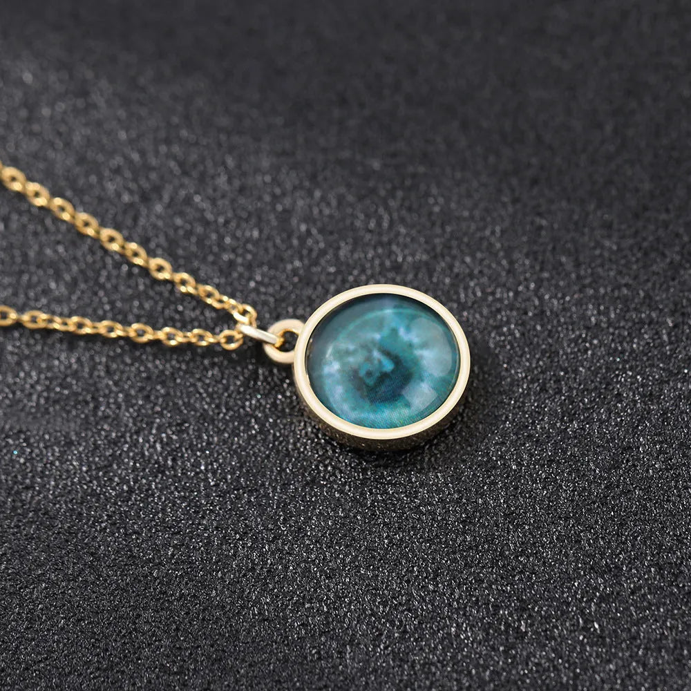 Pendant Necklace Personalized Eye Customization Pendant Necklace