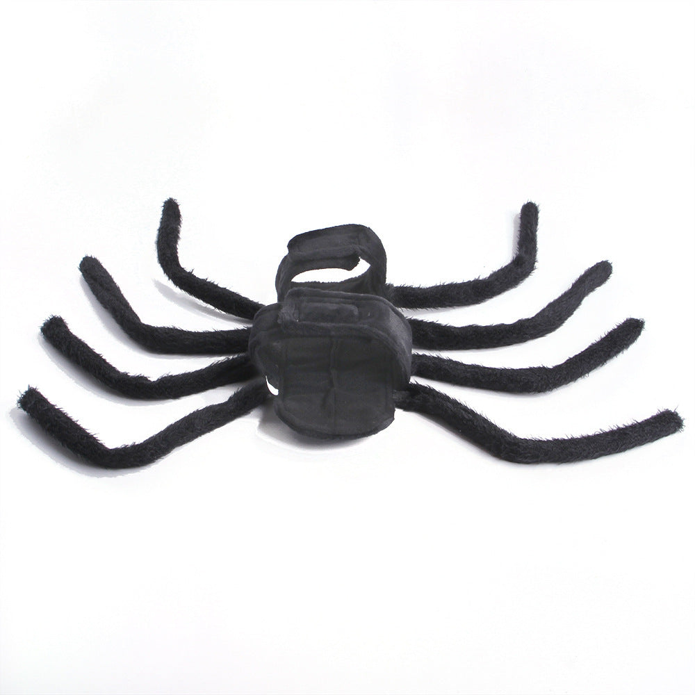 Pet Halloween Funny Spider Chest Back Creative Cat Dog Small Dog Transformation Costume For Dogs Cats Party Cosplay Funny Outfit