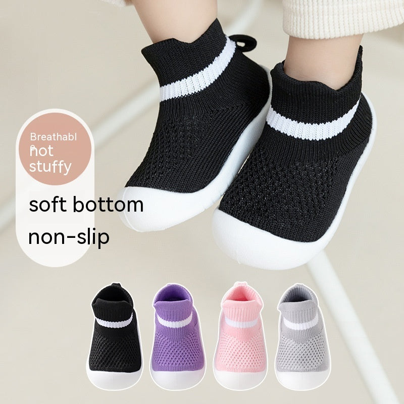 Soft Bottom Non-slip Can't Kick Off Baby Shoes