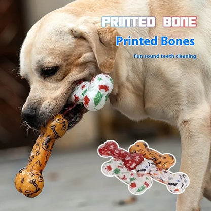 Dog Bone TPR Material Nibbling Sound Toy