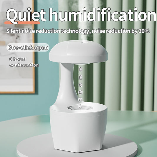 Anti Gravity USB Air Water Droplet Cool Mist Aromatherapy Humidifier