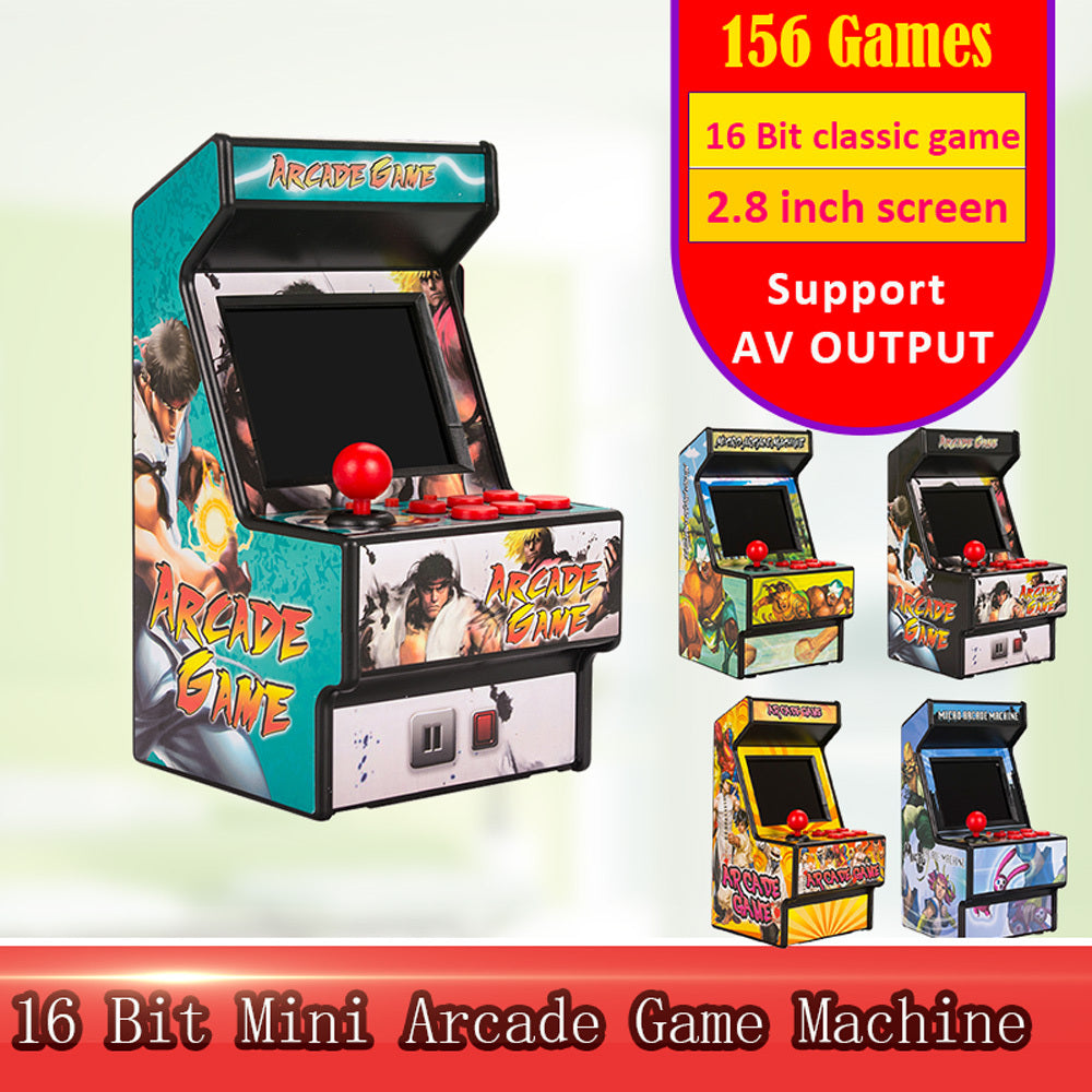 Mini 156 Arcade 16-bit Retro Handheld Game Console Nostalgic