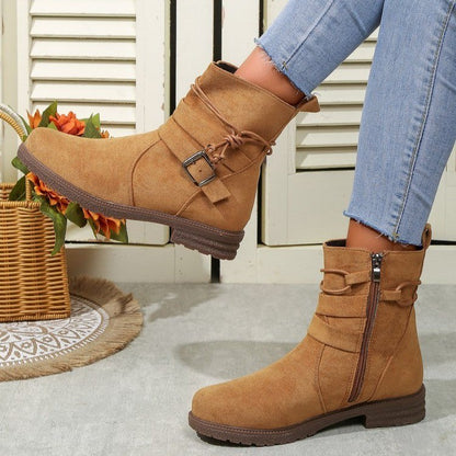 Women's Fashion Boots Casual Retro Martin Boots
