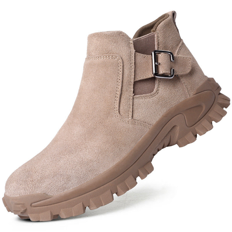 Work Boots Cowhide Safety Shoes Work Boots