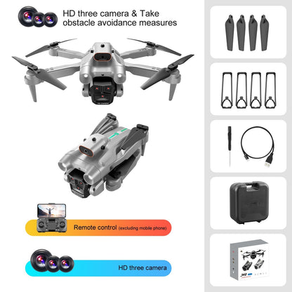 Drone S92 Remote-controlled Unmanned Vehicle Double Three Camera Optical Flow Positioning Quadcopter