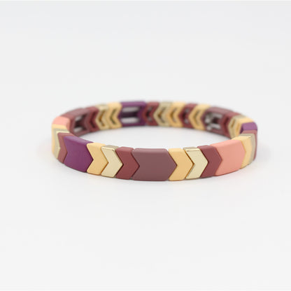 Enamel Bracelet Cool Tone Matte Rubber Lacquer - sumet.shop