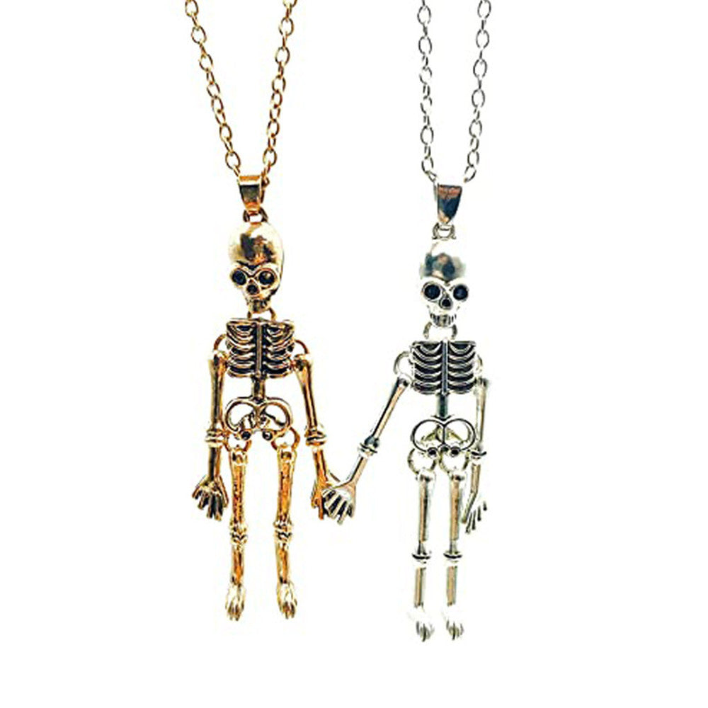 Halloween Necklace Human Skeleton