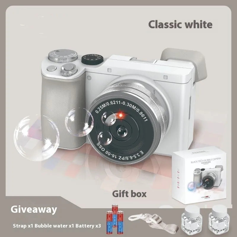 Camera Bubble Machine Gift Box Automatic Children's Toys