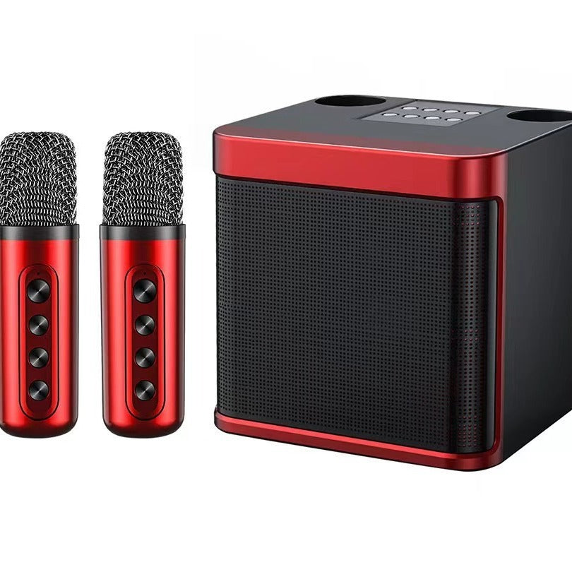 Wireless Microphone Audio Home Karaoke Speaker 203 Bluetooth Speaker Wireless Microphone Audio