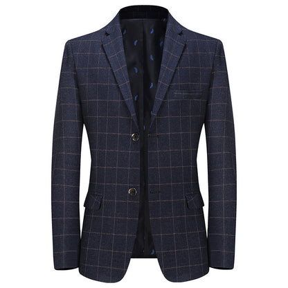 New Leisure Suits For Men Coat Plaid Fashion - sumet.shop