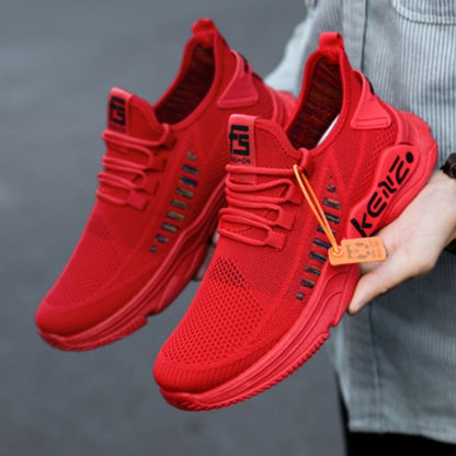 Breathable Casual Shoes Plus Size Men's Sports Mesh Surface Soft Bottom Breathable Casual Shoes