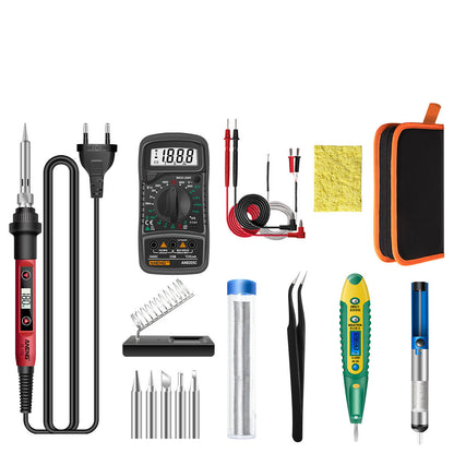 Constant Temperature Electric Soldering Iron Set Adjustable Temperature 60W Digital Display Internal Heat Welding - sumet.shop