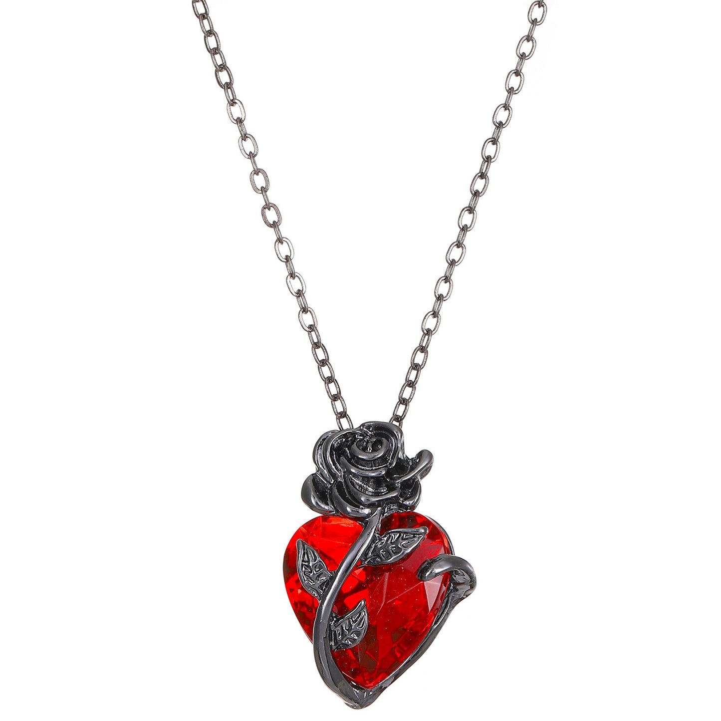 Heart-shaped Clavicle Chain Pendant Necklace For Valentine's Day