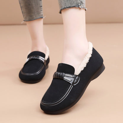 Mom Shoes Winter Thickened Leisure Warm Mom Shoes