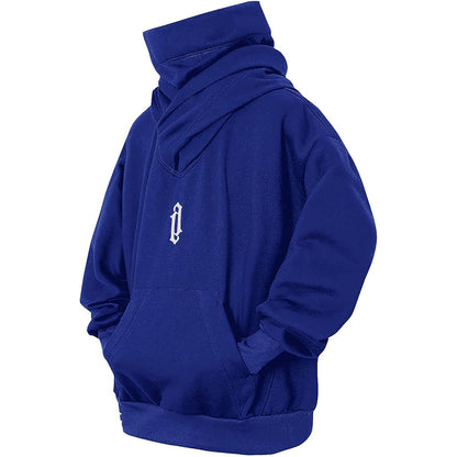 Pile Collar Hooded Sweater Men's Loose Casual - sumet.shop