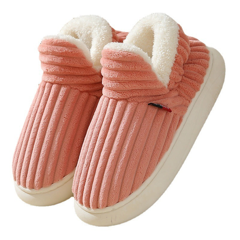 Cotton Shoes  Full Heel Wrap Cotton Shoes Fleece Lined Platform