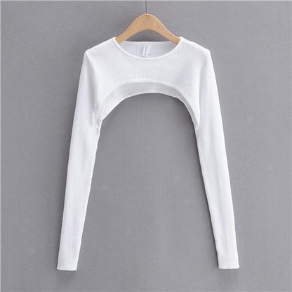 T-shirt Oversleeve Round Neck Pure Color All-matching T-shirt Oversleeve