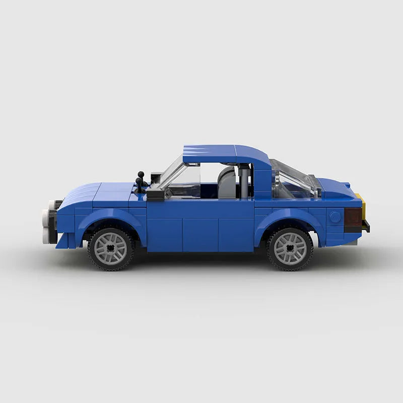 Assembled Building Block Series 8-cell Supercar Racing Model