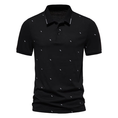 Men's Short Sleeve Fashion Printed Polo Shirt - sumet.shop