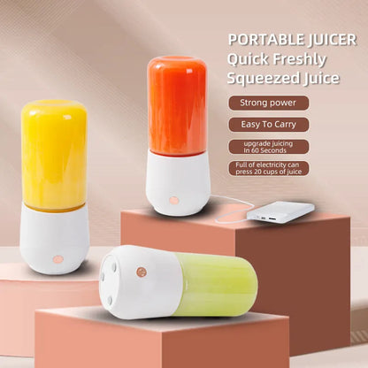 Electric Juicer For Smoothie  Kitchen Blender Cup Personal Blender Mini Fruit Juicer Mixer Portable Electric Juicer For Smoothie Fruit Juice Milk Shake