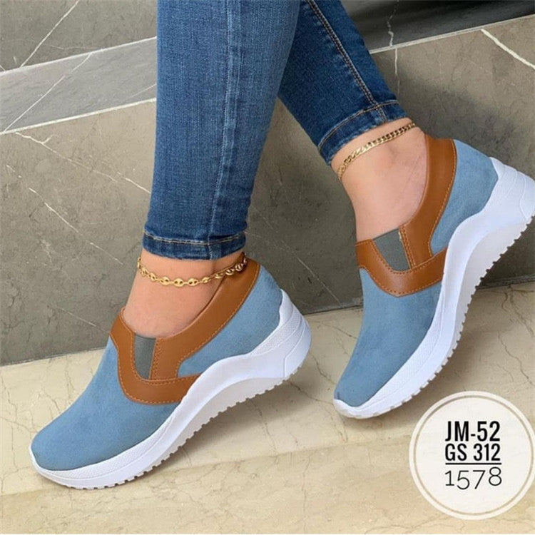 Breathable Walking Shoes Flat Sneakers Women Breathable Walking Shoes