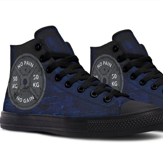 High-top Canvas Shoes Men's And Women's Fashion Color Printing High-top Canvas Shoes