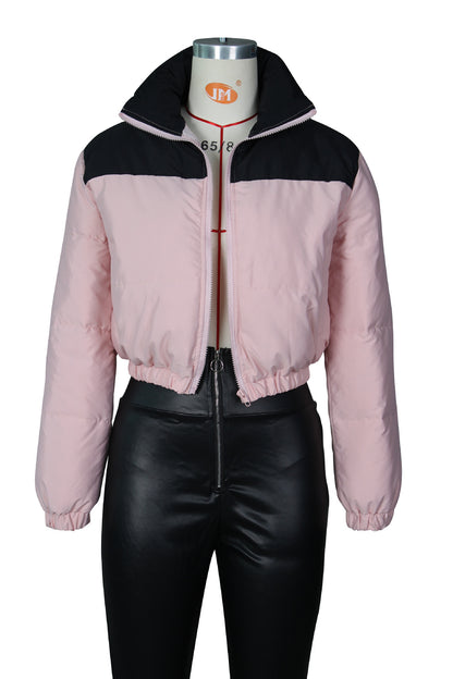 Women's Coat Fashionable Brand Cotton-padded Jacket European And American