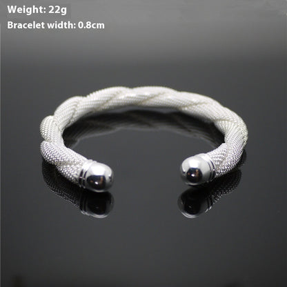 Bracelet Interwoven Network Management Bracelet Silver-plated Fashion