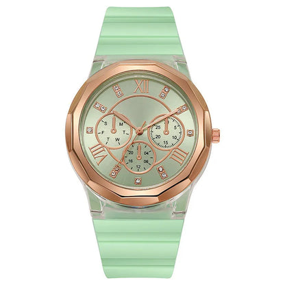 Silicone Watch Makaron Ins Women's Fashion Silicone Watch