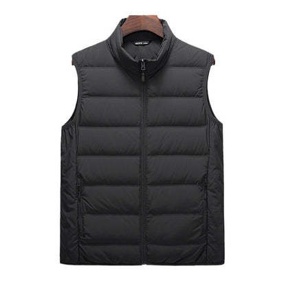 Thickened Down Jacket Stand-Up Collar Lightweight Couples Vest Outerwear