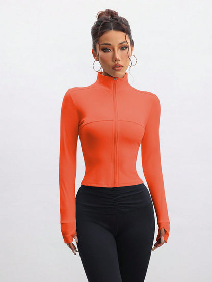 Sports Sun-protective Breathable Jacket With A Zipper
