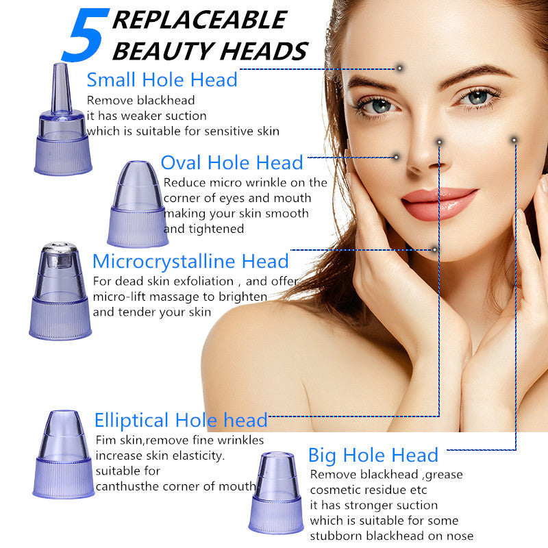 Blackhead Remover Black Dot Remover Acne Vacuum Suction Face Clean Black Head Pore Cleaning Beauty Skin Care Tool