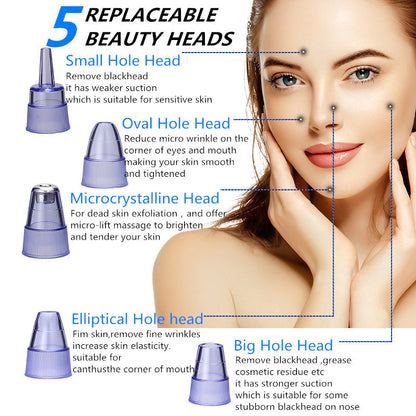 Blackhead Remover Black Dot Remover Acne Vacuum Suction Face Clean Black Head Pore Cleaning Beauty Skin Care Tool