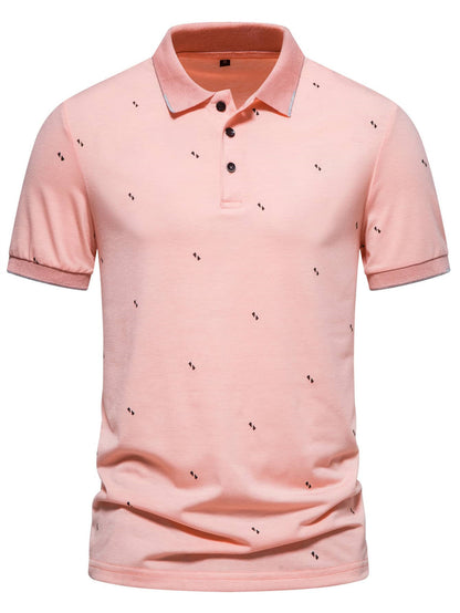 Men's Short Sleeve Fashion Printed Polo Shirt - sumet.shop