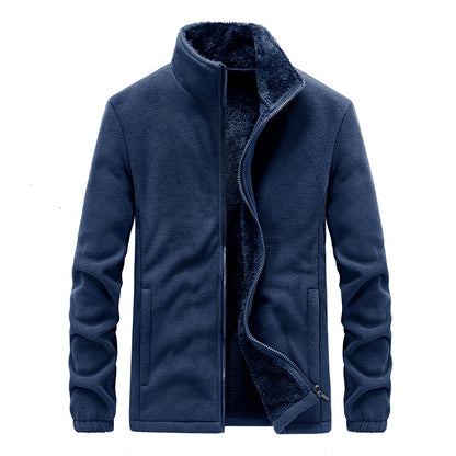 Warm Jacket Polar Fleece Warm Sweatshirt Jacket Jacket Thicken Plus Fleece Men's Jacket