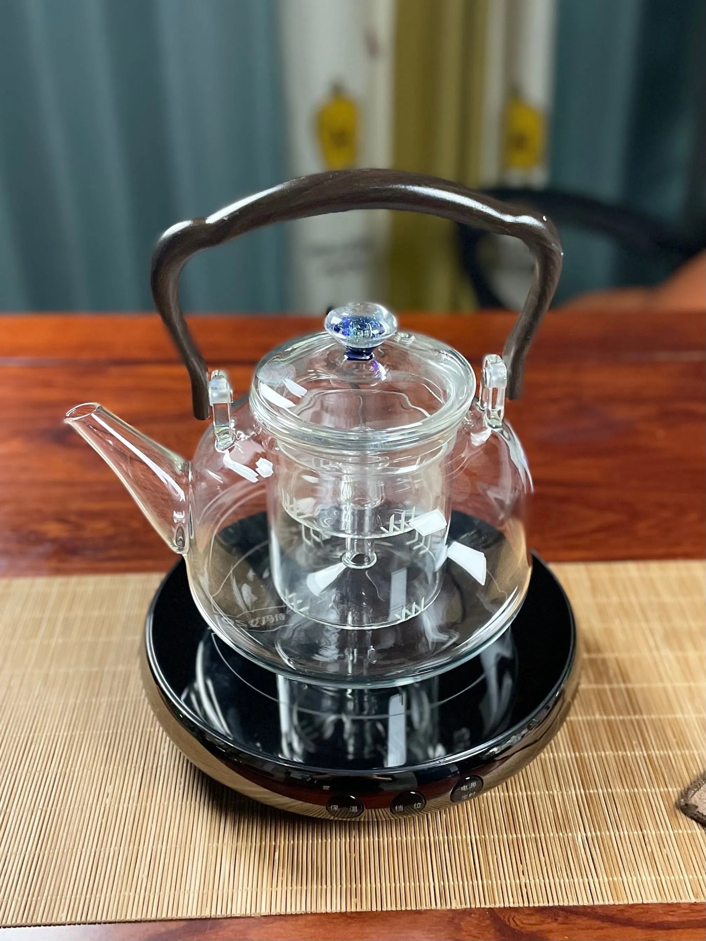 Glass Teapot High Borosilicate Glass Teapot With Lifting Beam