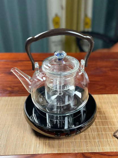Glass Teapot High Borosilicate Glass Teapot With Lifting Beam