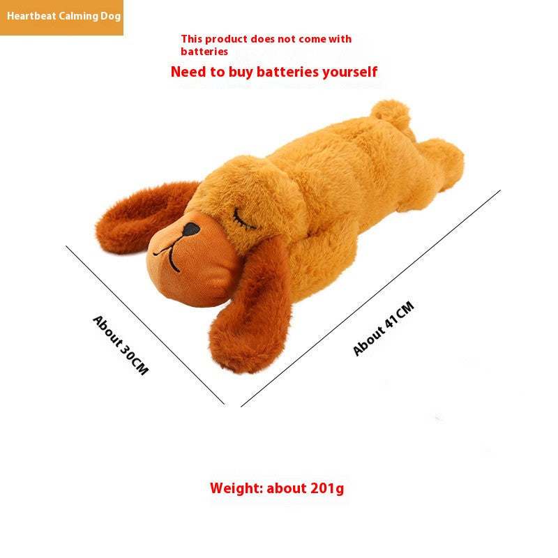 Dog Toy Heart Simulator Plush Toy Comfort Accompany