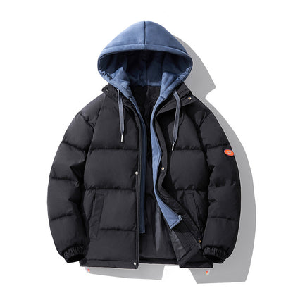Sports Jacket Men's Cotton-padded Hooded Thickened