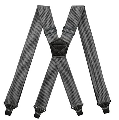 Men's Strap Clip Suspenders Rubber Buckle Aviation