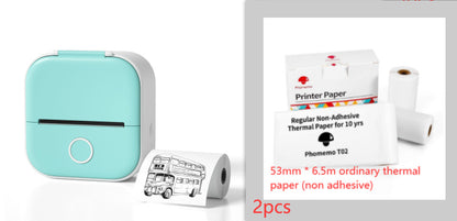 Portable Mini Thermal Label Printer Home Photo Printer Bluetooth-compatible Mini