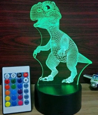 3D Table Lamp Popular Dinosaur Creative Touch Cabinet 3D Table Lamp, Lamp, sumet.shop