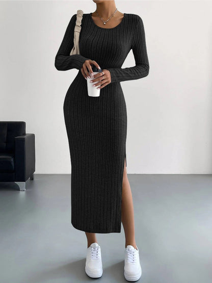 Long Dress Knitted Long Dress Women's Clothing