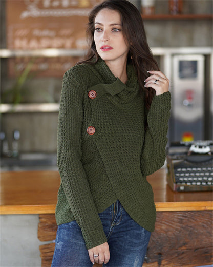 Long-sleeved Versatile Long-sleeved Knitted Top Sweater