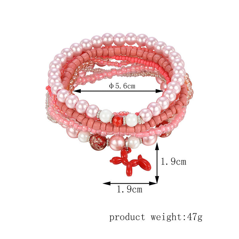 Personalized Solid Color Dual-use Short Bracelet