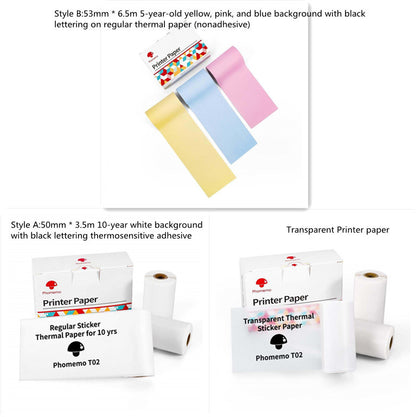 Portable Mini Thermal Label Printer Home Photo Printer Bluetooth-compatible Mini